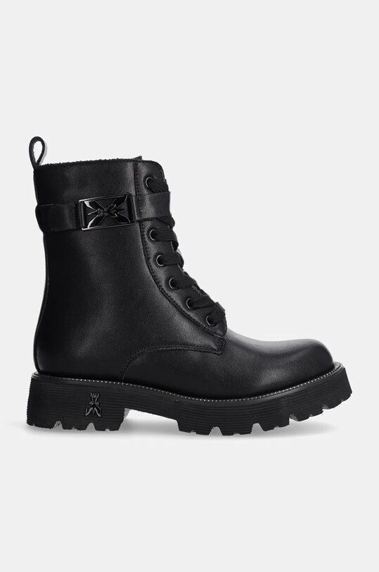 Детские кожаные полусапожки Patrizia Pepe PPJ888.31.34 чёрный AW24