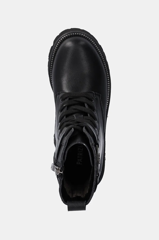 Шкіряні напівчобітки Patrizia Pepe Girl чорний PPJ888.31.34