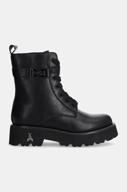 Дитячі шкіряні черевики Patrizia Pepe PPJ888.35.41 чорний AW24