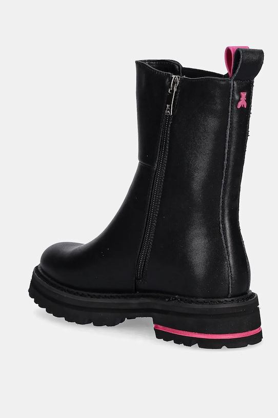 Obuv Kožené topánky chelsea Patrizia Pepe Girl PPJ891.35.41 čierna