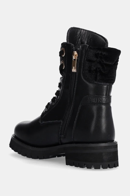 Încălțăminte Patrizia Pepe bocanci din piele pentru copii PPJ934.31.34 negru