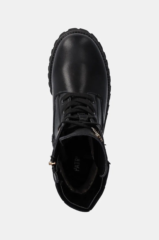 Patrizia Pepe bocanci din piele pentru copii negru PPJ934.31.34