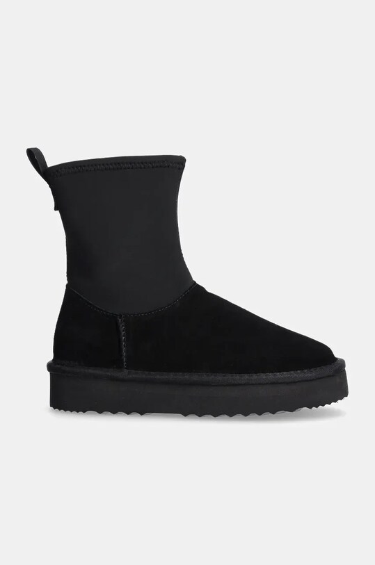 Дитячі замшеві чоботи Patrizia Pepe PPD940 чорний AW24