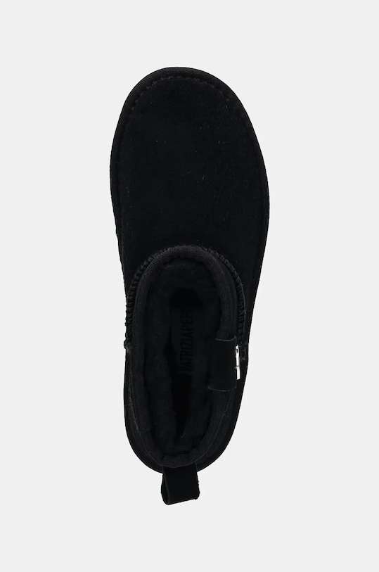 Semišové snehule Patrizia Pepe Girl čierna PPJ793.35.41