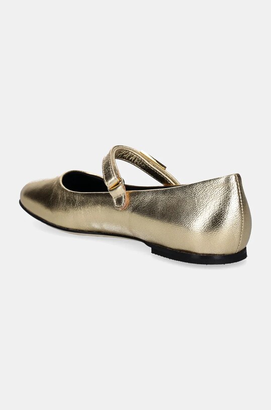 Fete Elisabetta Franchi balerini din piele pentru copii F4A3.E009.4.5.0243.0238 aur