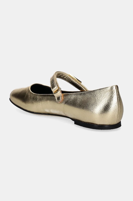 Девочка Детские кожаные балетки Elisabetta Franchi F4A3.E009.4.5.0243.0238 золотой