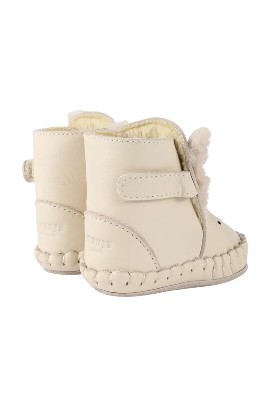 Kožne cipele za bebe Donsje Kapi Exclusive Booties Rabbit 1028116 bež