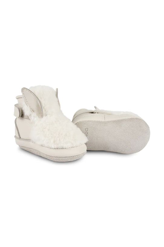 Kožne cipele za bebe Donsje Richy Booties Snow Rabbit 1033809 bijela AW24