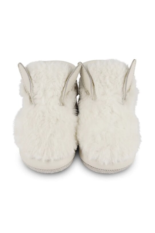Девочка Кожаные кроссовки для младенцев Donsje Richy Booties Snow Rabbit 1033809 белый