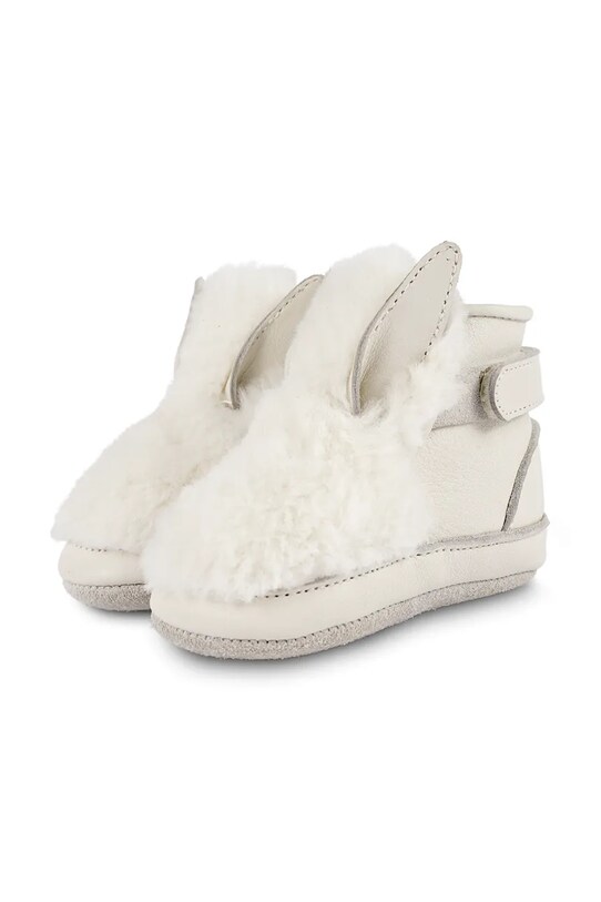 Кожаные кроссовки для младенцев Donsje Richy Booties Snow Rabbit белый 1033809