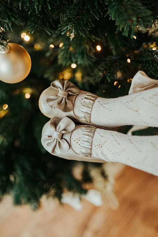 Kožne cipele za bebe Donsje Neni Ballerinas lagana podstava zelena 1038100