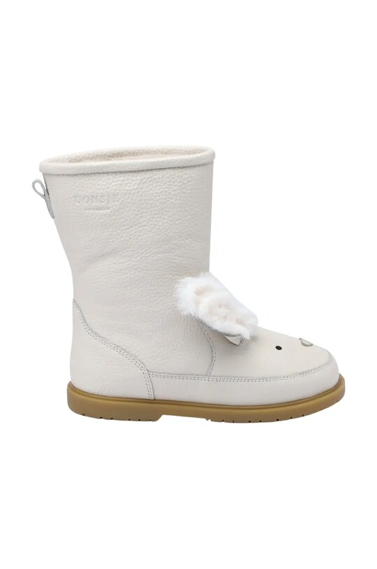 Dětské kožené zimní boty Donsje Wadudu Exclusive Boots Rabbit 2022116.22.28 bílá
