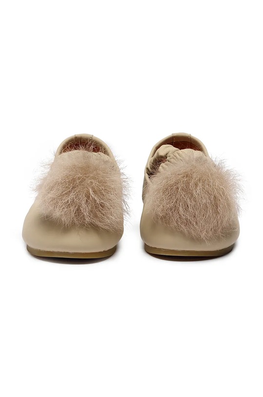 Donsje baleriny skórzane dziecięce Izebella Ballerinas beżowy 2028200.22.28