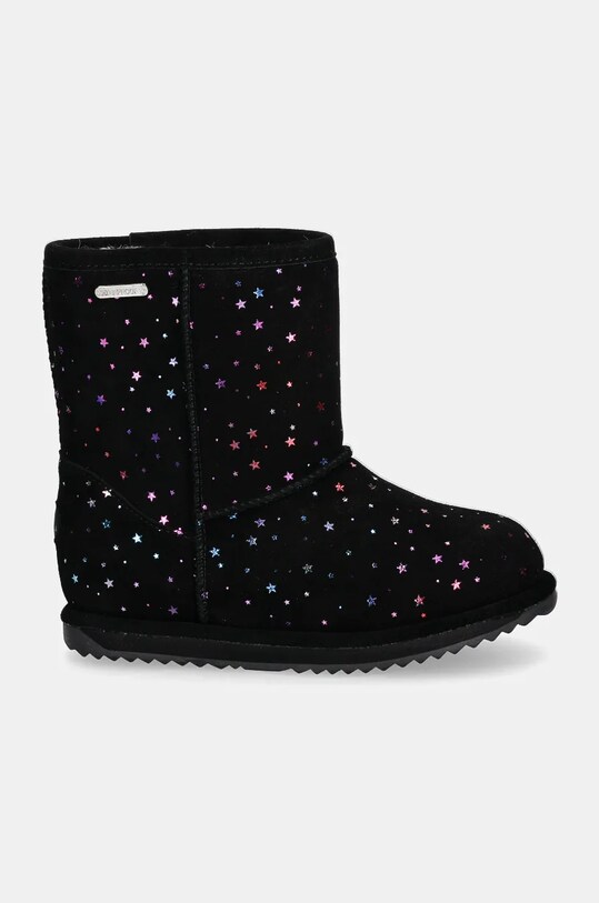Дитячі замшеві чоботи Emu Australia Sparkle Brumby K13100.Spa чорний AW24