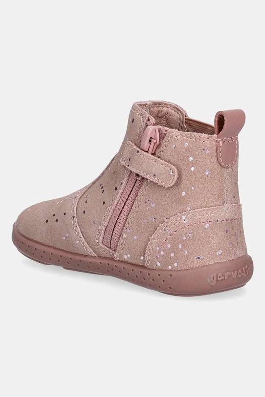 Fete Garvalin cizme chelsea din piele intoarsa 241303 roz