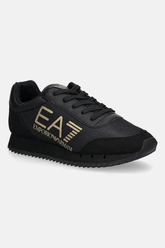 Παιδικά αθλητικά παπούτσια EA7 Emporio Armani συνθετικό μαύρο 7Y000010.AF11981