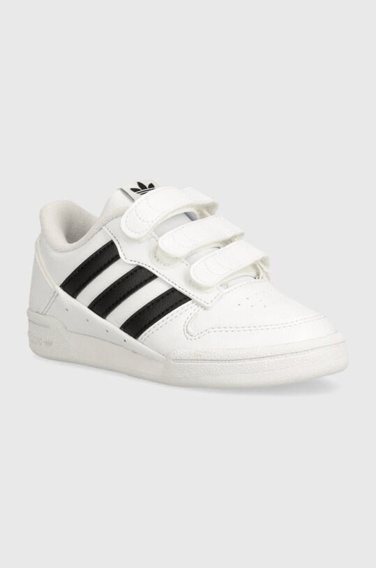 Детские кожаные кроссовки adidas Originals TEAM COURT 2 STR CF низкая белый ID6634