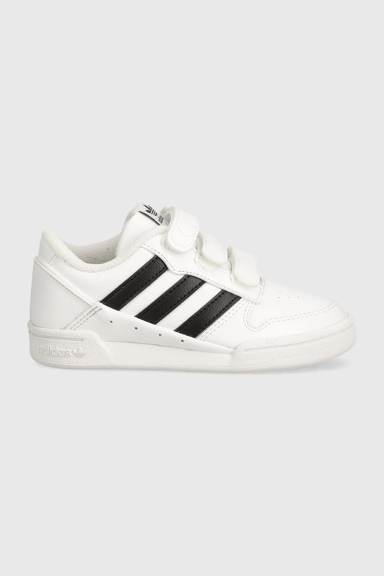 Дитячі шкіряні кросівки adidas Originals TEAM COURT 2 STR CF ID6634 білий AW24