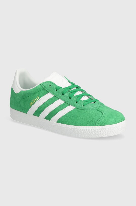 adidas Originals sneakers GAZELLE piele întoarsă verde IE5612
