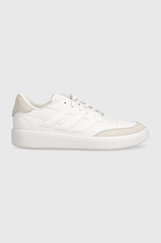 adidas sneakers pentru copii COURTBLOCK ID6501 alb AW24