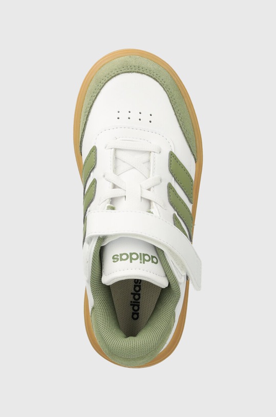 Дитячі кросівки adidas COURTBLOCK EL C зелений ID6504