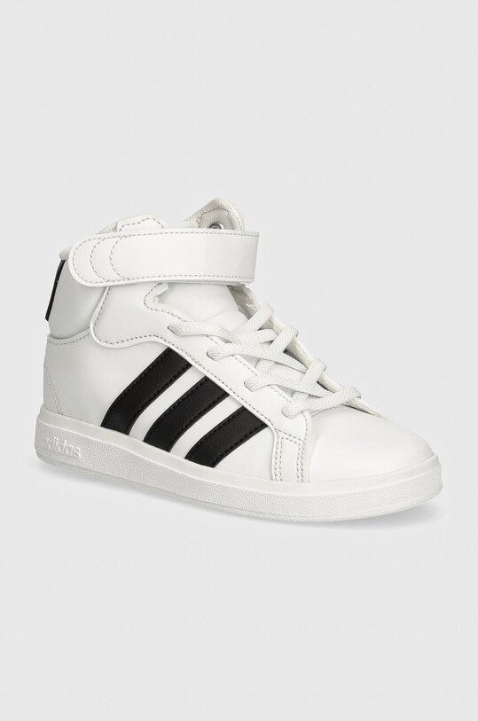 Детские кроссовки adidas GRAND COURT MID имитация натуральной кожи белый IE3862