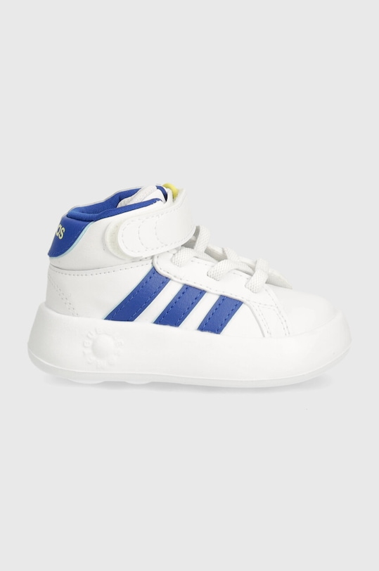 adidas sneakersy dziecięce GRAND COURT MID IE3865 biały AW24