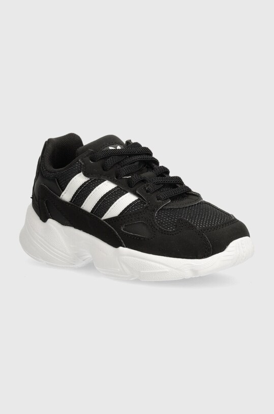 Detské tenisky adidas Originals FALCON EL C textilný čierna IF1097