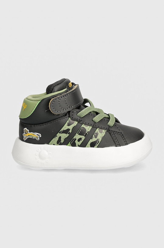 adidas sneakers pentru copii GRAND COURT MID LionKing IF4096 negru AW24
