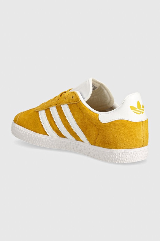 Хлопчик Дитячі замшеві кросівки adidas Originals GAZELLE IF9803 жовтий