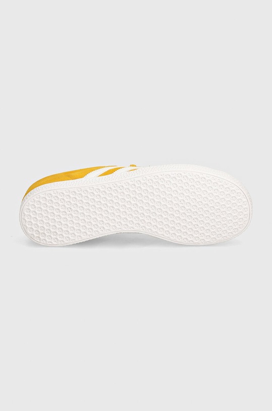 Дитячі замшеві кросівки adidas Originals GAZELLE IF9803 жовтий