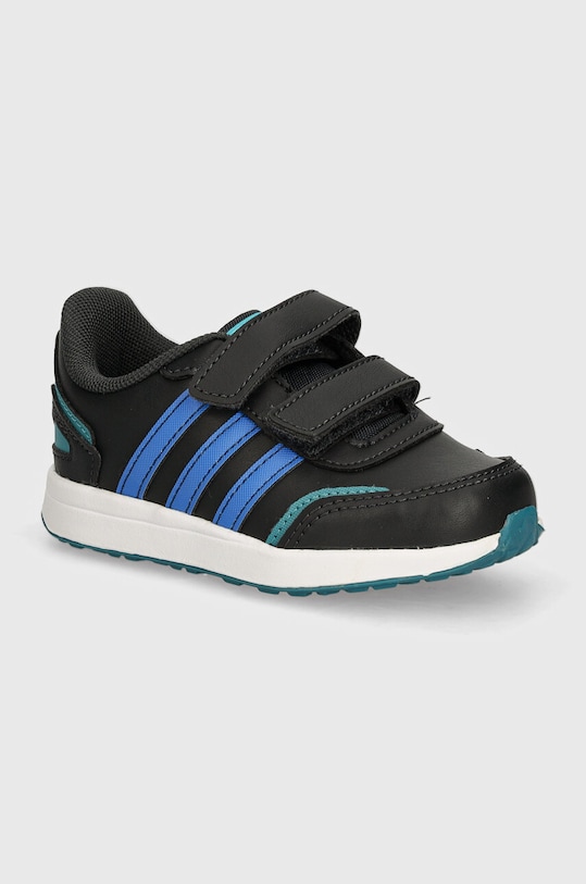 Detské tenisky adidas VS SWITCH 3 CF imitácia kože čierna IG9644