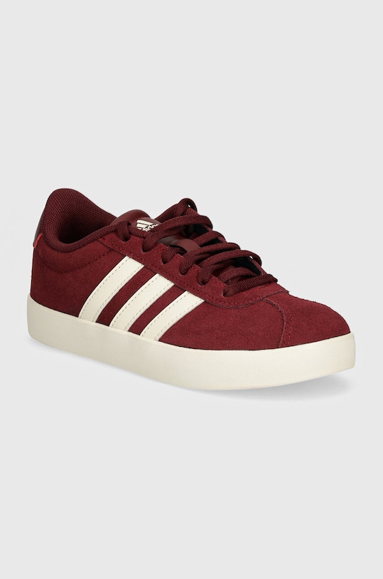 adidas sneakersy dziecięce VL COURT 3.0 imitacja skóry licowej bordowy IH2405
