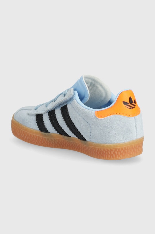 Băieți adidas Originals sneakers de piele întoarsă pentru copii GAZELLE CF EL IH2780 albastru