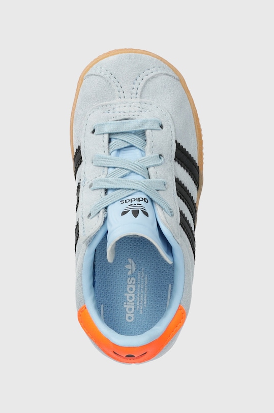 adidas Originals gyerek velúr sportcipő GAZELLE CF EL kék IH2780