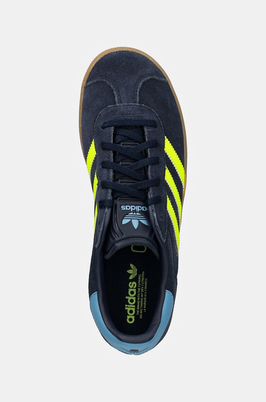 adidas Originals sneakersy zamszowe dziecięce GAZELLE granatowy IH2795