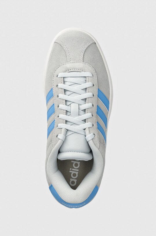adidas sneakers de piele întoarsă pentru copii VL COURT BOLD gri IH8033