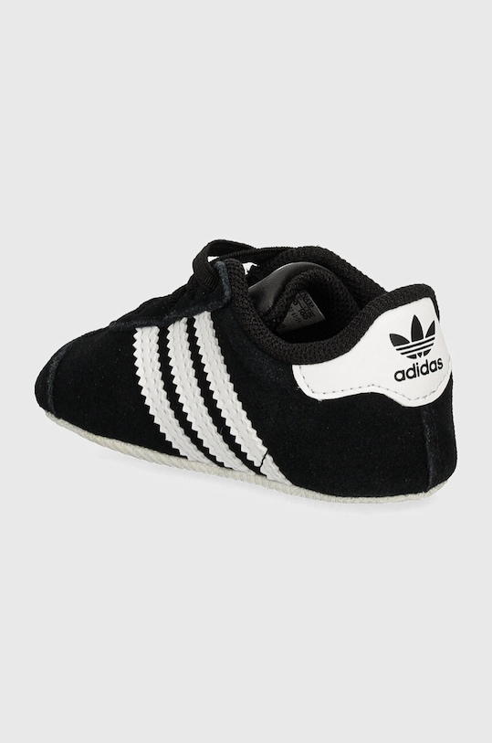Мальчик Замшевые кроссовки для младенцев adidas Originals GAZELLE CRIB JI2046 чёрный