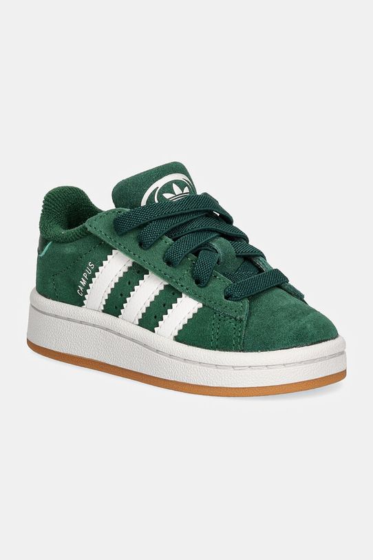 adidas Originals sneakersy zamszowe dziecięce CAMPUS 00s CF EL imitacja skóry licowej zielony JI4333