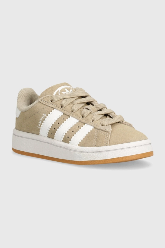 Детские кроссовки adidas Originals CAMPUS 00s EL C имитация натуральной кожи бежевый JI4462