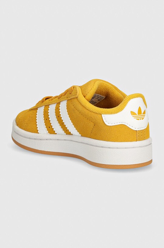 Хлопчик Дитячі замшеві кросівки adidas Originals CAMPUS 00s EL C JH6327 жовтий