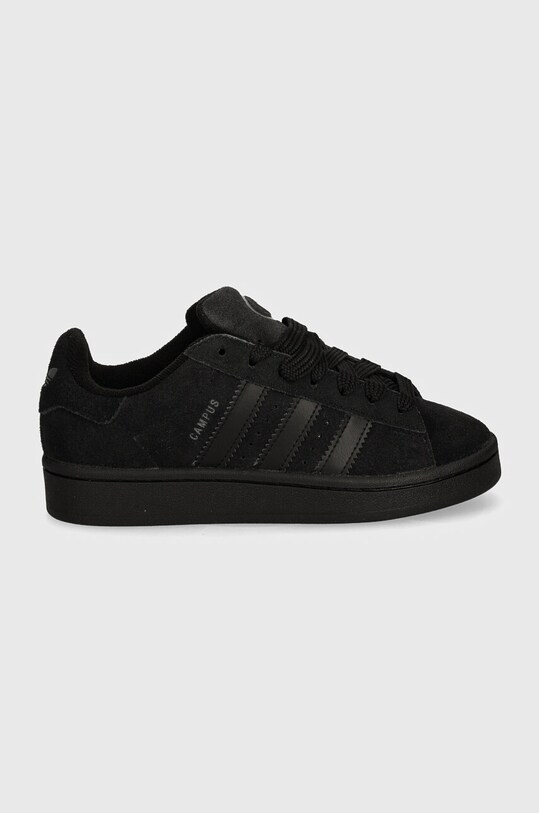 Detské semišové tenisky adidas Originals CAMPUS 00s JI4395 čierna AW24