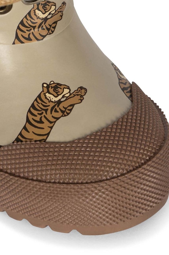 Konges Sløjd kalosze dziecięce THERMO BOOTS PRINT brązowy KS101306