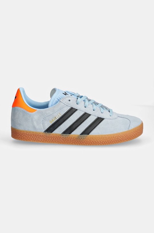 adidas Originals sneakersy skórzane dziecięce GAZELLE IG9151 niebieski AW24