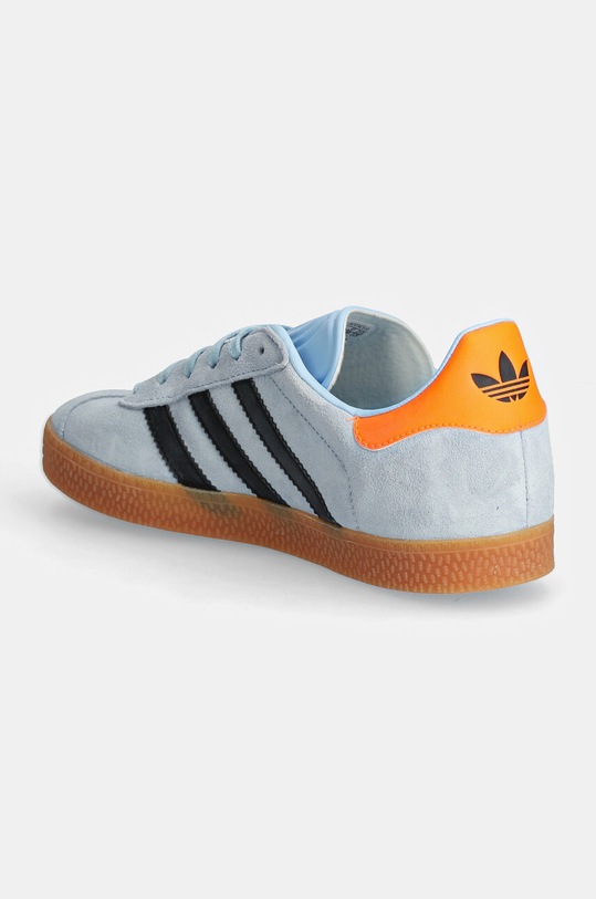 Chłopiec adidas Originals sneakersy skórzane dziecięce GAZELLE IG9151 niebieski