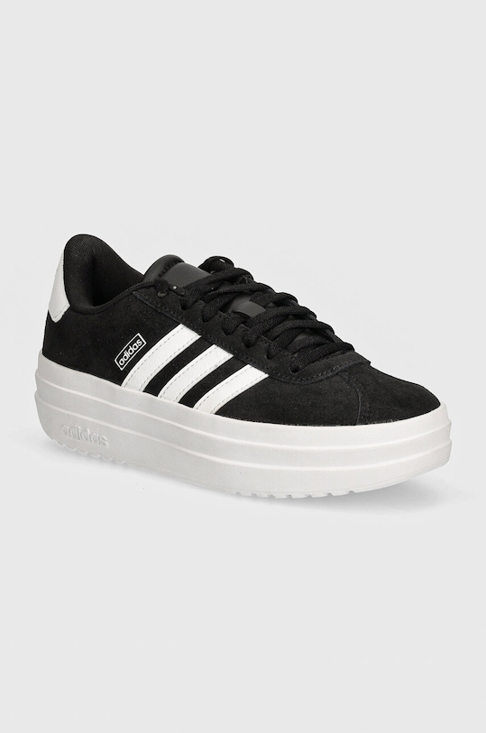 adidas sneakersy dziecięce VL COURT BOLD imitacja skóry licowej czarny IH4777