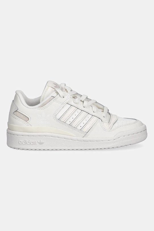 Дитячі шкіряні кросівки adidas Originals FORUM LOW CL IH7916 білий SS25