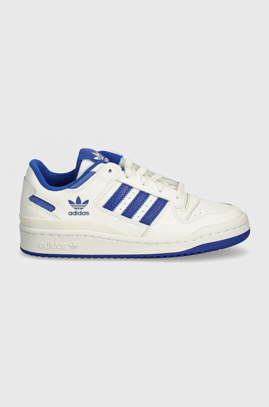 Дитячі шкіряні кросівки adidas Originals FORUM LOW CL IH7917 блакитний AW24