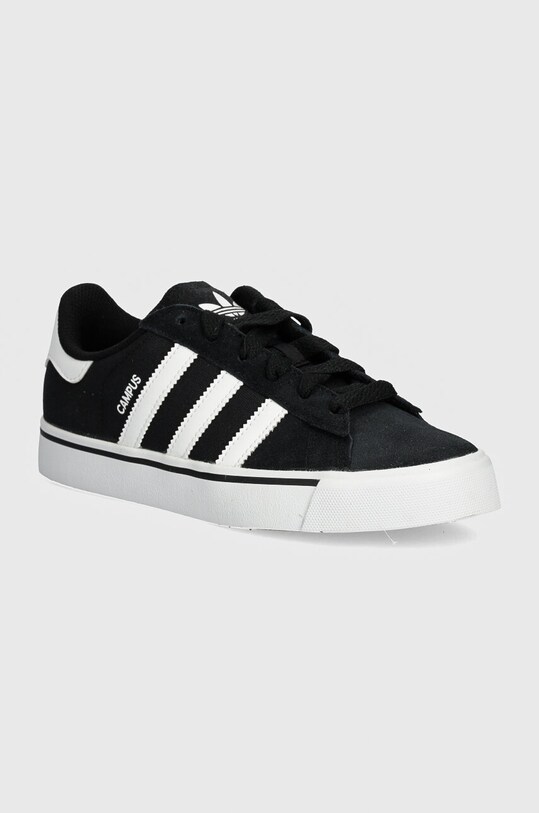 adidas Originals scarpe da ginnastica per bambini in pelle CAMPUS VULC pelle scamosciata nero IH8038