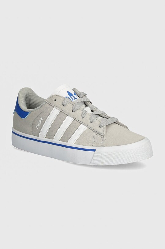 Dětské tenisky adidas Originals CAMPUS VULC semišová kůže šedá IH8039